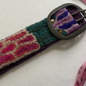 Colorful Women's Patterned Belt